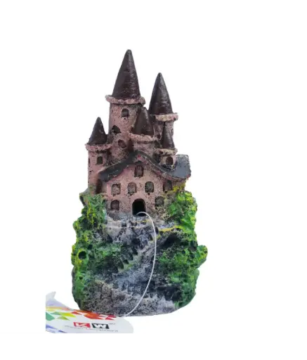 [U-166] KWZoneResinOrnamentAquariumDecoration(9x6x10-13hcm),AssortedDesign