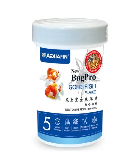 [ABGF100] KWZoneAquafinBugProGoldFishFlake100ml