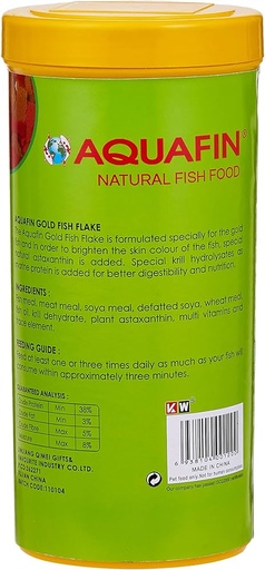 [FFGFAF1000] KW Zone Aquafin Gold Fish FlakeVolume: 1000ml 