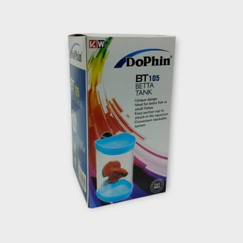 [BETTABT105] KW Zone Dophin Betta Tank BT - 105 (5.2 Lx3.5 Wx2.5D)