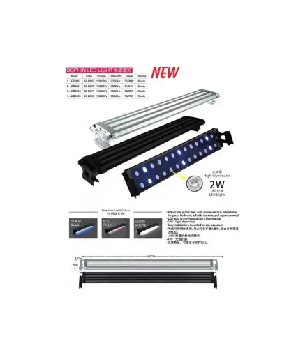 [LED688] KW Zone Dophin 36W High-Power LED Aquarium Light – Bright, Energy-Efficient Lighting