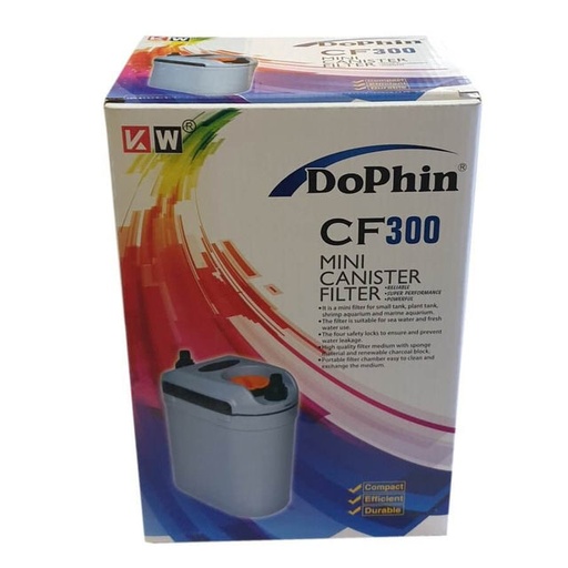 [KW-MINICF300] KW Zone Dophin Mini Canister Filter CF300 [Output:410L/H]