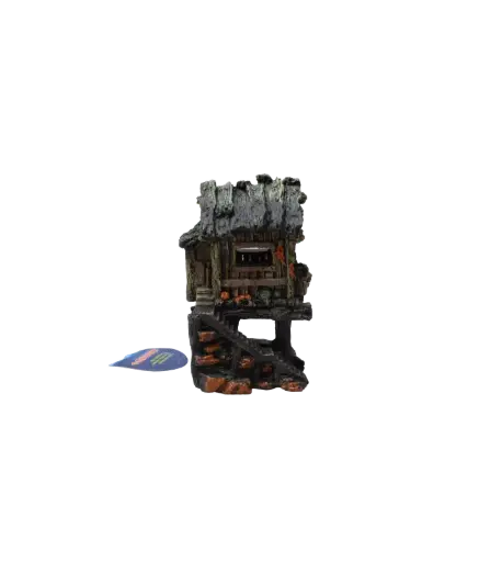 [KS-90058] Karis Cozy Miniature House Aquarium Decor – Perfect Fish Hideout KS-90058 | 17 x 9 x 9cm