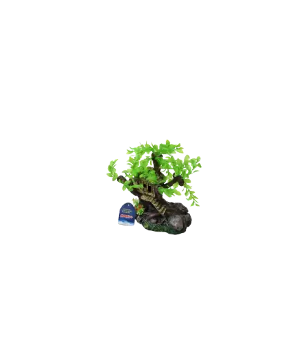 [KS-90060] KarisEnchantingAquariumTreeOrnament–NaturalisticFishHabitatKS-90060|26x18x11cm