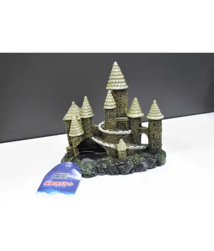 [KS-90080] Karis Miniature Stone Shelter – Realistic Aquarium Ornament KS-90080 | 16x10x15cm