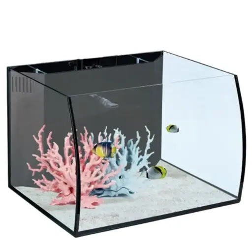 [KR-FSH-BL-08] Karis Curvy Aquarium BL-08-[42x29X28cm]-34 Litres