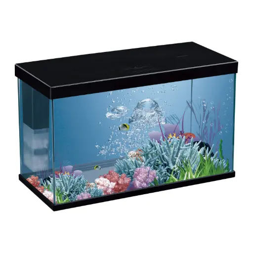 [KR-FSH-LX-A863] Karis Edge LDA Desktop Aquarium-LX-A863 -11 Litres-Black