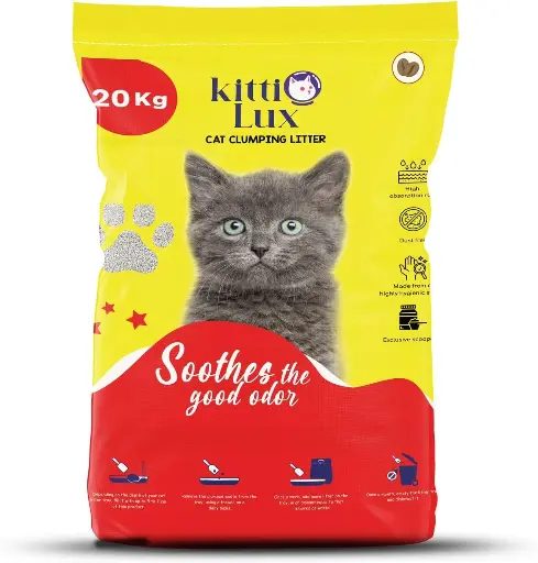 [0795154855278] Kittillux Cat Litter 20kg - Mix 