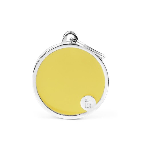 [BH50CYELLOW] MY FAMILY CERCHIO L GIALLO BASIC HANDMADE
