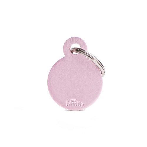 [MFB14] MY FAMILY CERCHIO PICCOLO ALLUMINIO ROSA