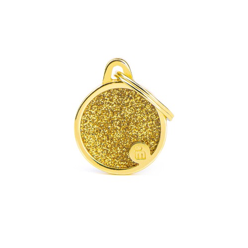 [GL04SMALLGOLDN] MY FAMILY CERCHIO S GLITTER ORO SHINE NEW