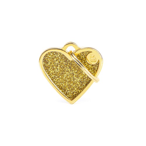 [GL03SMALLGOLDN] MY FAMILY CUORE S GLITTER ORO SHINE NEW