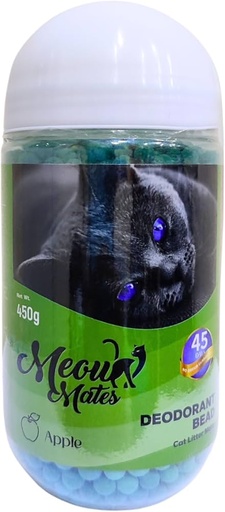 [6973373209247] Meow Mates Deodorant Bead 450g - Apple 