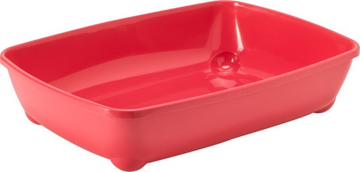 [MOD-C130-0371-0041] Moderna Arist-O-Tray-Cat Litter Tray 42.2 x 30.4 x 9.9 cm-Spicy Coral