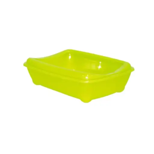 [MOD-C132-0329-00] Moderna Arist-O-Tray-Cat Litter TrayColor: Yellow, Sizes: M (With Rim)