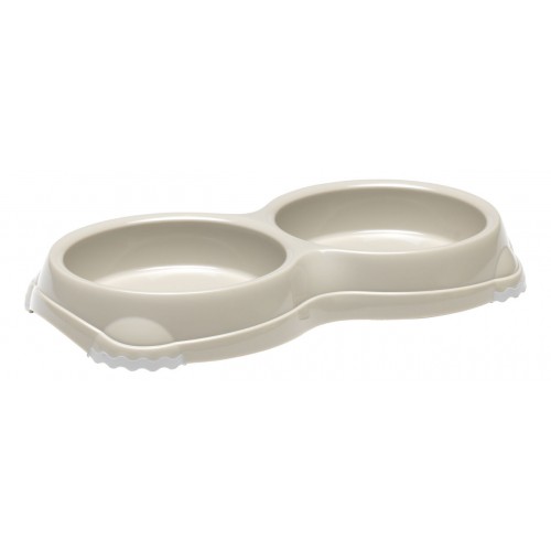 [MOD-H109-0330-00] Moderna Double Smarty BowlColor: Grey, Sizes: XS