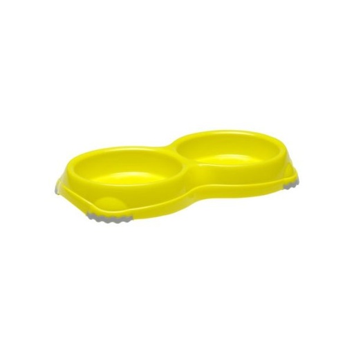 [MOD-H109-0329-00] Moderna Double Smarty BowlColor: Yellow, Sizes: XS