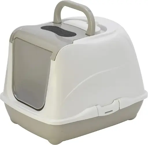 [MOD-C240-0330-00] Moderna Flip Cat-Litter BoxColor: Grey, Sizes: XL