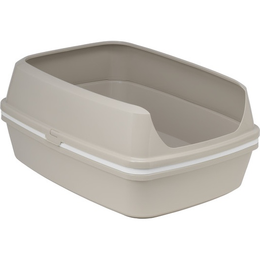 [MOD-AA70-0330-00] Moderna Lift to Sift -Open Cat Litter Box (Grey+Lemon)Sizes: L