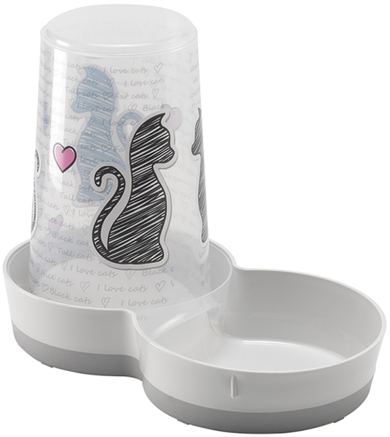 [MOD-H165-0027-CL] Moderna Tasty-Dispenser BowlColor: White, Sizes: L