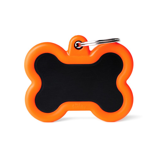[8051938214627] My Family Black Bone Alu Orange Rubber