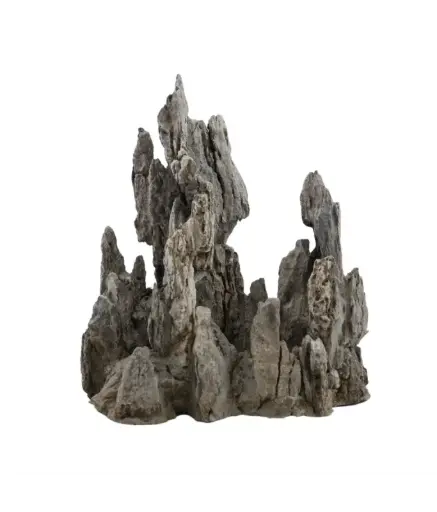 [XF40209E] NaturalColorAquariumWaterfallSeriyuStoneRock-L:23-25cm(1pc/Box)