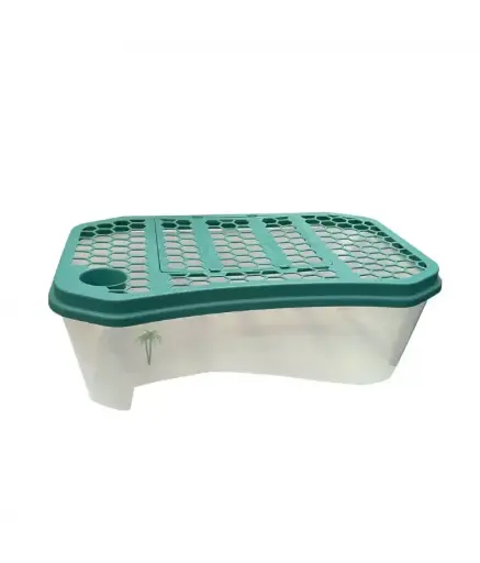[NX-11 XL White] Nomoypet Open Turtle Tank With Lid (NX-11) - 74x43x23cm