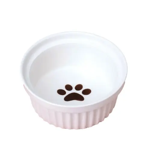 [PB13437] PETBROO PAWS CERAMIC BOWL 12.5*5.5CM PB13437