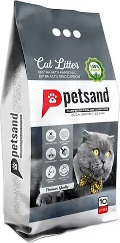 [8683655070240] PETSAND Cat Litter Extra Activated Carbon 10 L