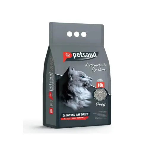 [8683655071421] PETSAND Cat Litter Grey Activated Carbon 10 L