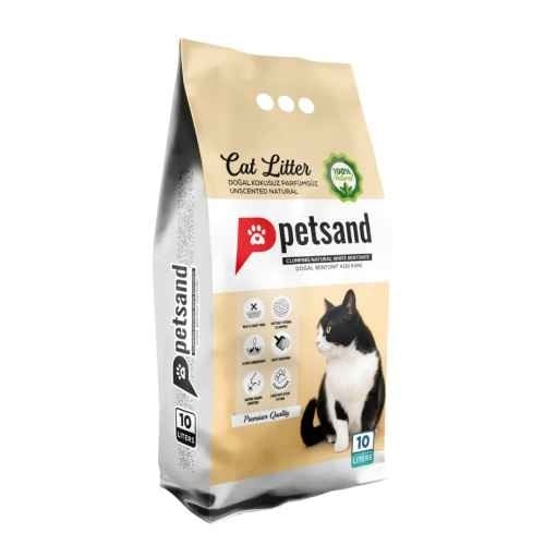 [8683655070226] PETSAND Cat Litter UNSCENTED  5Ltr  