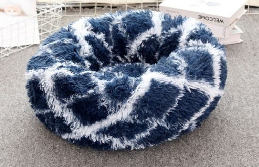[PD-140166] Pado Pet Fluffy Donut Cushion - Pattern 70*20 XL