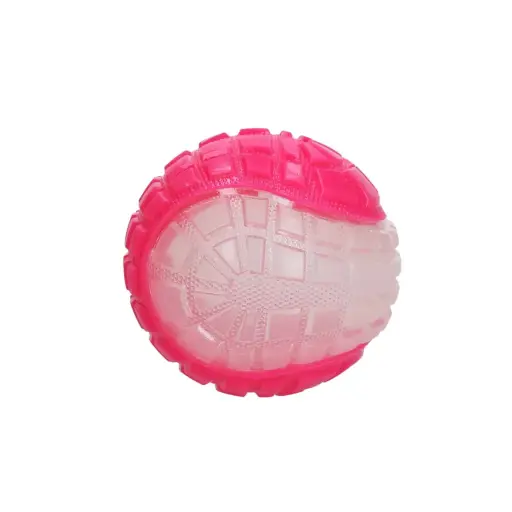 [PD-13239] Pado Pink And White Ball Tougher Toy L 10cm