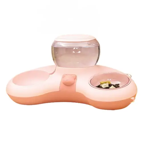 [PD-85331] Pado Water Dispenser With Double Bowl-Pink 1.4L