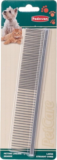 [PP00621] Padovan Pet Straight Comb - Pet Grooming Tool