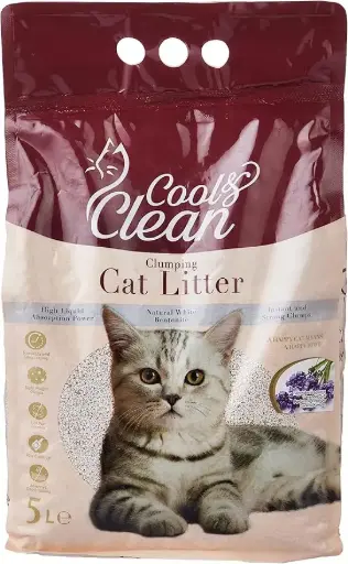 [8680731090246] Patimax Cool & Clean Clumping Cat Litter 5LFragrance/Flavour: Lavender