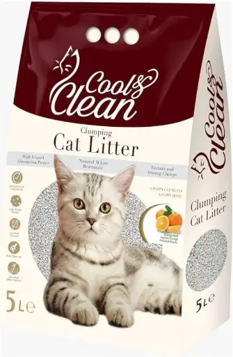 [8680731090239] PatimaxCool&CleanClumpingCatLitter5LFragrance/Flavour:Orange