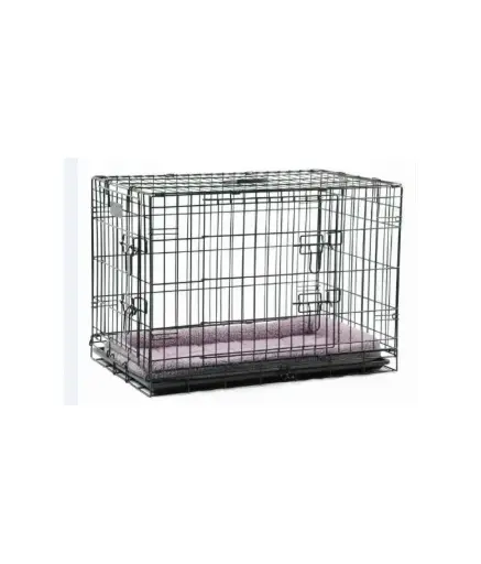 [PDB236] Paw Pals Classic Wire Crate With BedDimension: 62 x 43.5 x 50cm