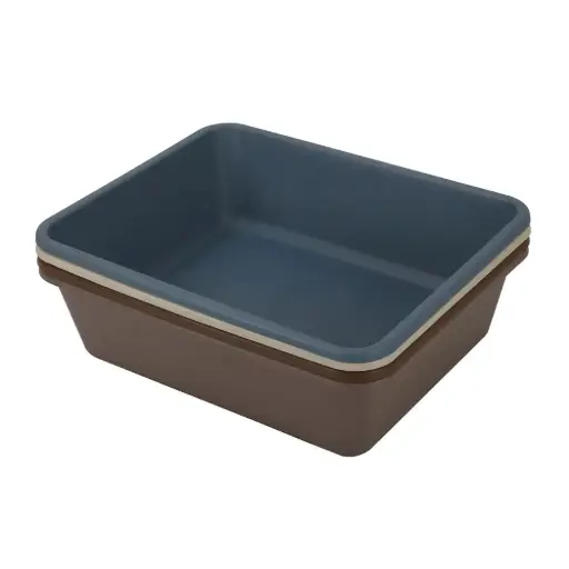 [HC006465] Pet Mode Plastic Cat Litter TrayDimension: 46.5 x 38 x 13cm, Sizes: L