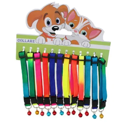 [PB22013007] Petbroo Cat Rainbow Collar 1.0cm