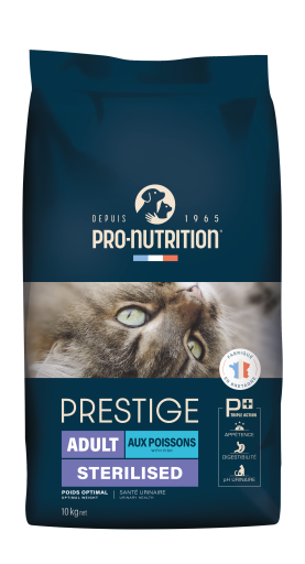 Pro nutrition Prestige Cat Adult Sterilised Fish 10Kg