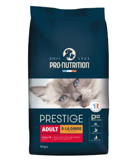 Pro Nutrition Prestige Adult Turkey Dry Cat Food Bag 10kg