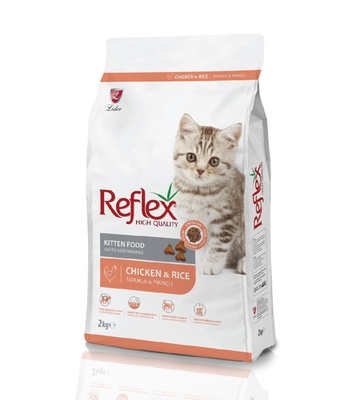 [8698995028851] REFLEX DRYT FOOD CHICKEN FLAXSEED & RICE ( KITTEN)2KG 