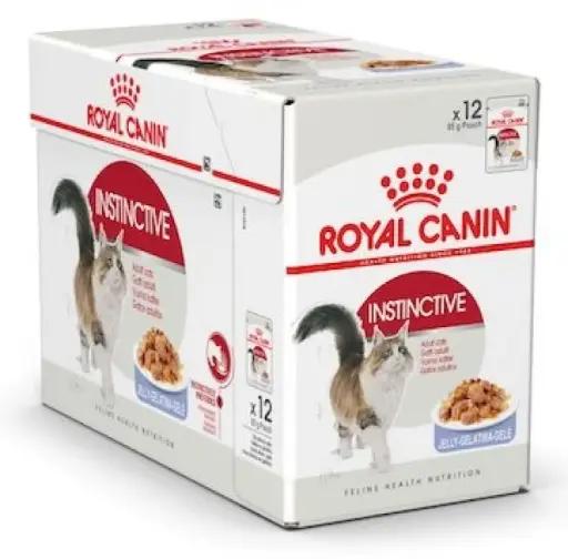 [RO237560] Royal Canin Feline Health Nutrition Instinctive Adult Cats Jelly 12x 85gm Cat Wet Food Pouches - Optimal Health