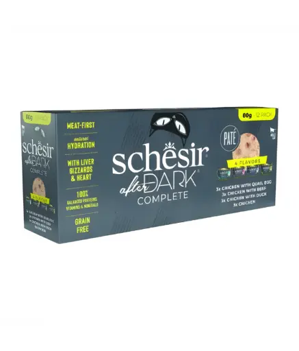 [SCINV21149904] Schesir After Dark In Pate' Variety Pack For Cat 960g