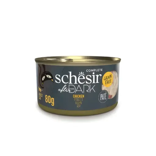 [SCINV21142003] Schesir After Dark Paté Chicken Gourmet Wet Cat Food Can 80g
