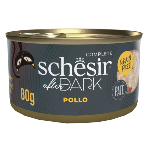 [SCINV21142003] Schesir After Dark Pate For Cat - Chicken 80g