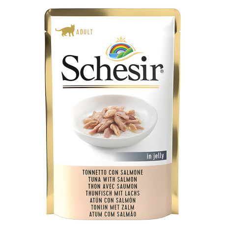 [C01070113] Schesir Cat Pouch Jelly Tuna With Salmon 85gm Weight: 85g 