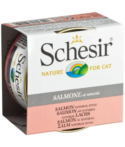 [C01064062] Schesir Wet Food Salmon Natural Style Pure & Wholesome Wet Cat Food Can 85g