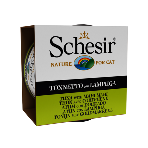 [C01064273] Schesir Wet Food Tuna With Mahi Premium Fish Flavor Wet Cat Food Can 85g